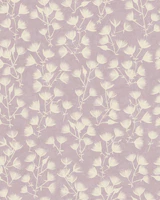 Airy Lavender Trailing Floral Silhouette tapety
