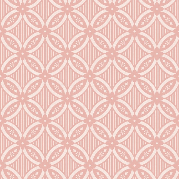 Lattice geometry with texture - pink & white