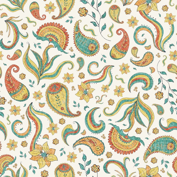 Boho Paisley Bloom