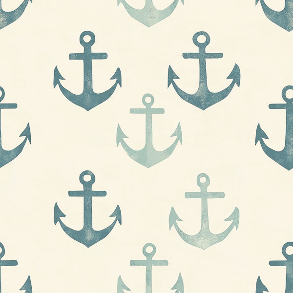 Ocean Anchor Texture Pattern
