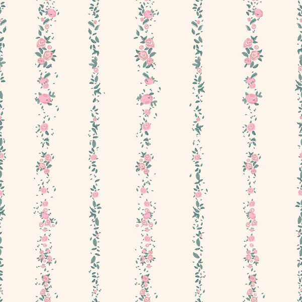 Cottage Rose Vine Vertical