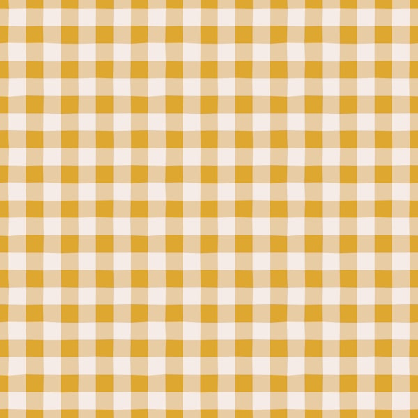 Mustard Gingham Check