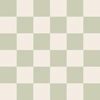 Muted Olive Green and Cream Checkerboard tapetas