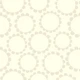 Daisy circles - oatmeal on cream - Medium
