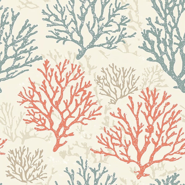 Nautical Coral Garden Pattern