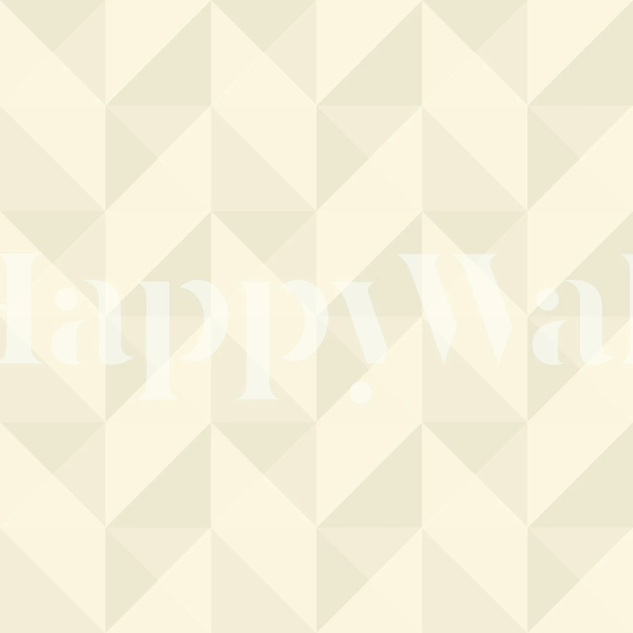 Scandi Neutral Geometric wallpaper in a room
