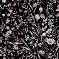 Twilight Botanical Flowers tapete