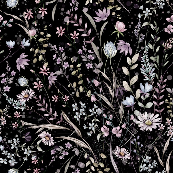 Twilight Botanical Flowers