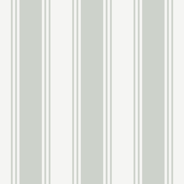Noah Coastal Scandi Stripes - Green Gray