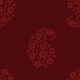 Block Print Paisley Burgundy Cottagecore