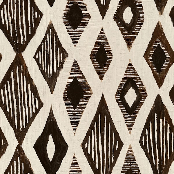 Rustic Boho Diamond Motif