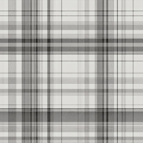 Neutral Grey Checkered Plaid
