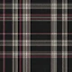 Moody Black Rustic Plaid Weave