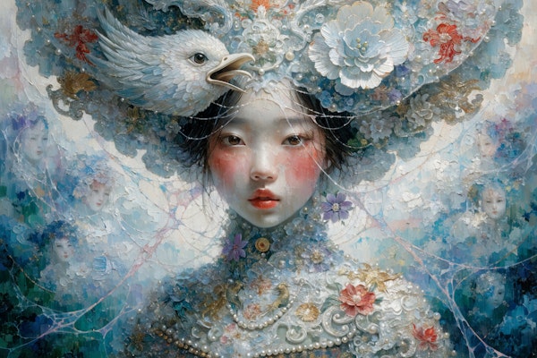 Ethereal Geisha Portrait