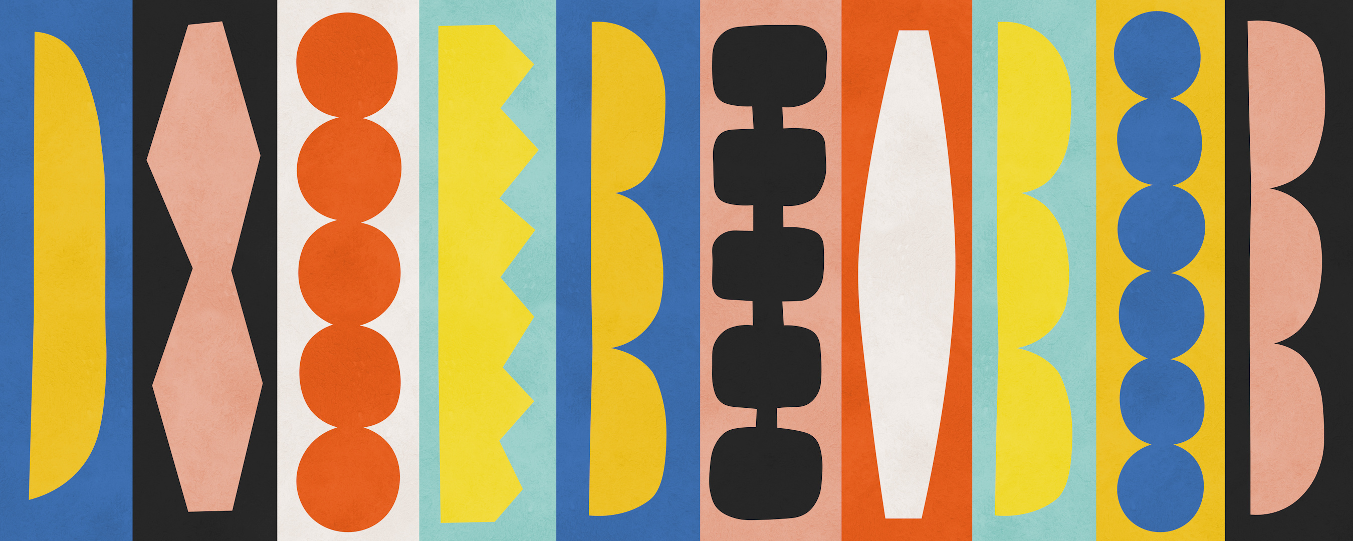 Mid Century Modern Geometric Wallpaper