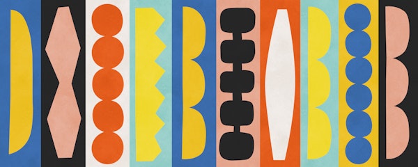 Mid Century Modern Color Blocks