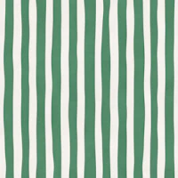 Emerald Wavy Stripes behang