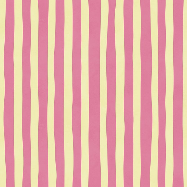 Pink Lemon Wavy Stripes