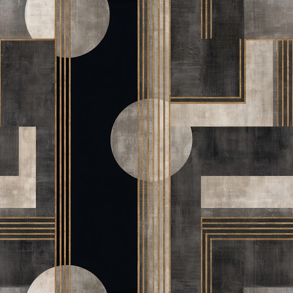 Black Gold Mid Century