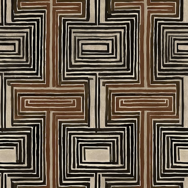 Mid Century Maze Grid