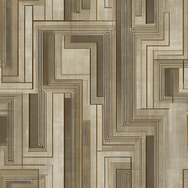Taupe Geometric Block Lines