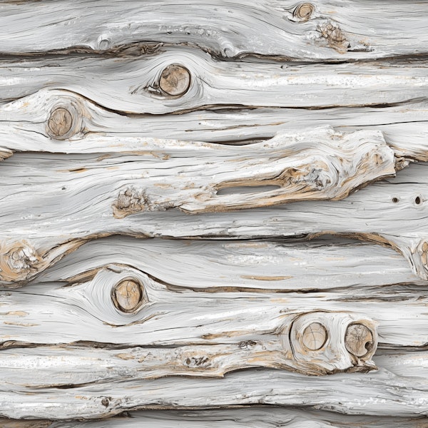 Coastal Bleached Timber Pattern