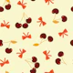 Retro Butter Yellow Cherry Bow Toss