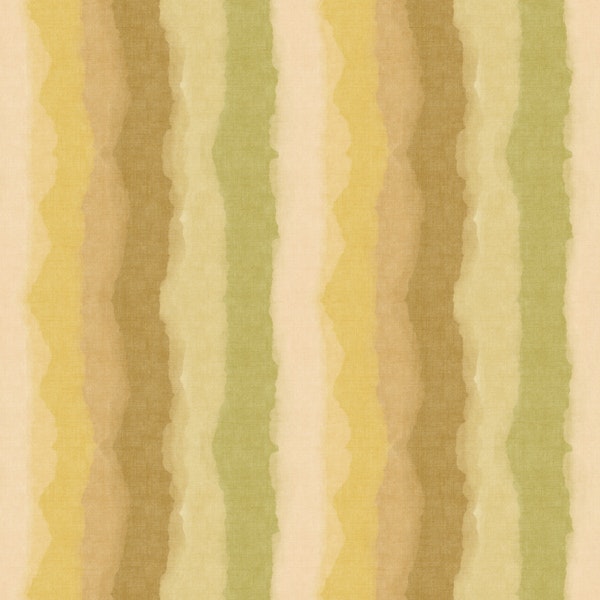 Relax Greenery Painted Stripes Mural
