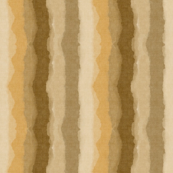 Relax Ocher Painted Stripes Mural