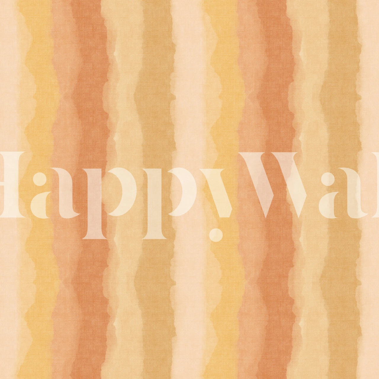 Relax Sunny Painted Stripes Mural i et rom