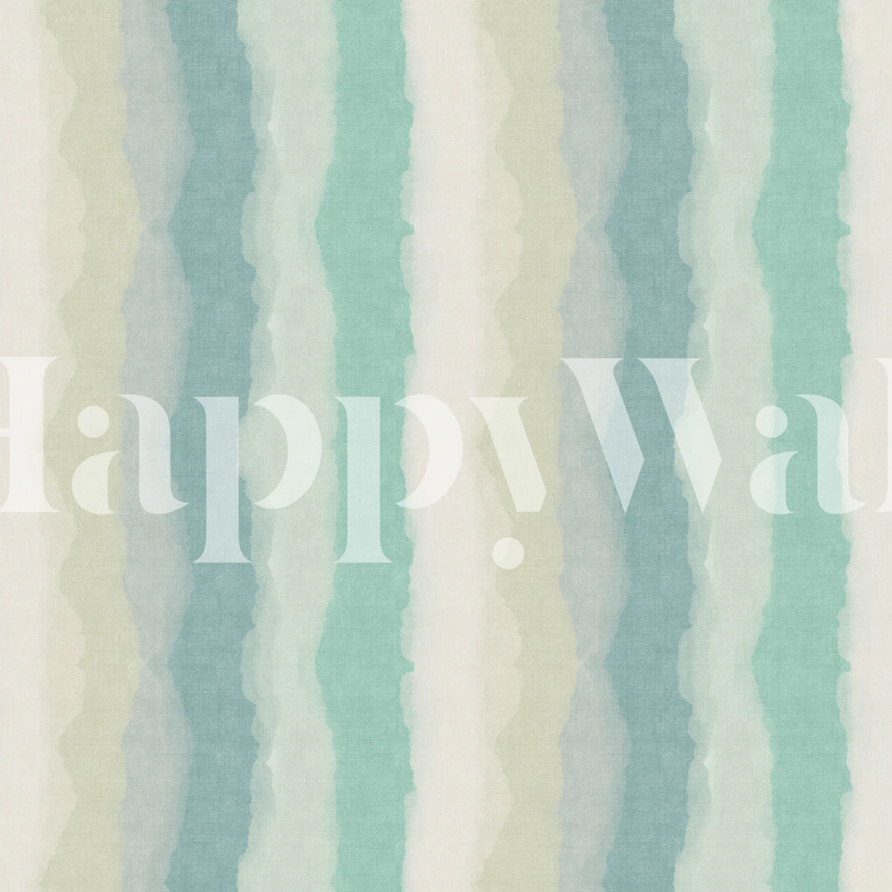 Relax Watery Painted Stripes Mural wallpaper in room