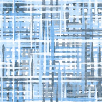 Coastal Blue Woven Check Large tapete