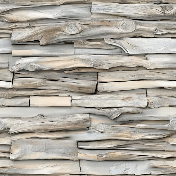 Coastal Weathered Wood Texture Pattern