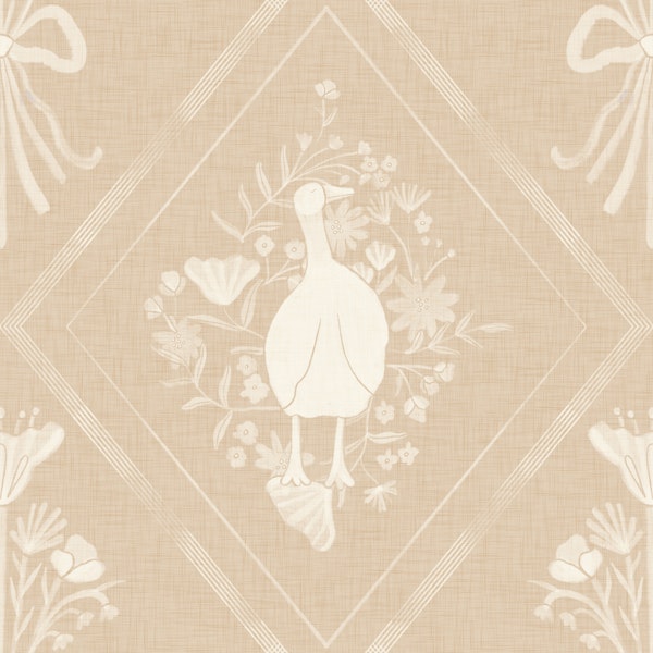 Warm Beige Folk Goose