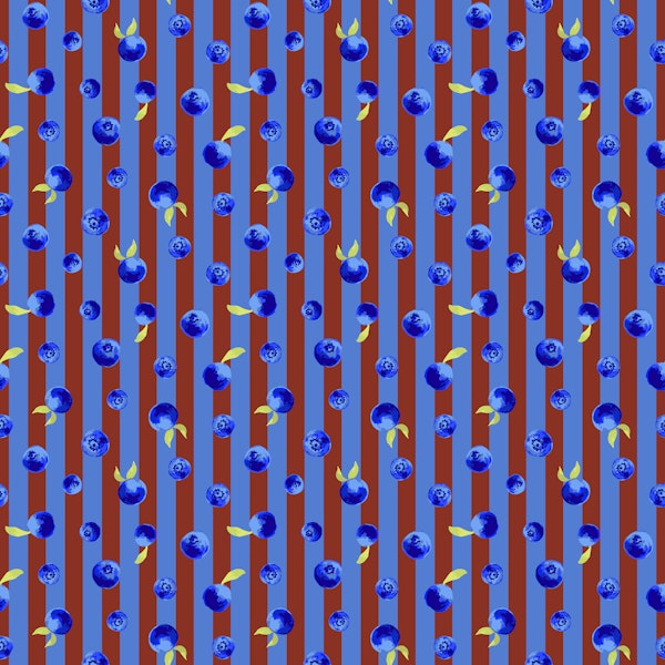 Fruity Blueberry Brown Stripes