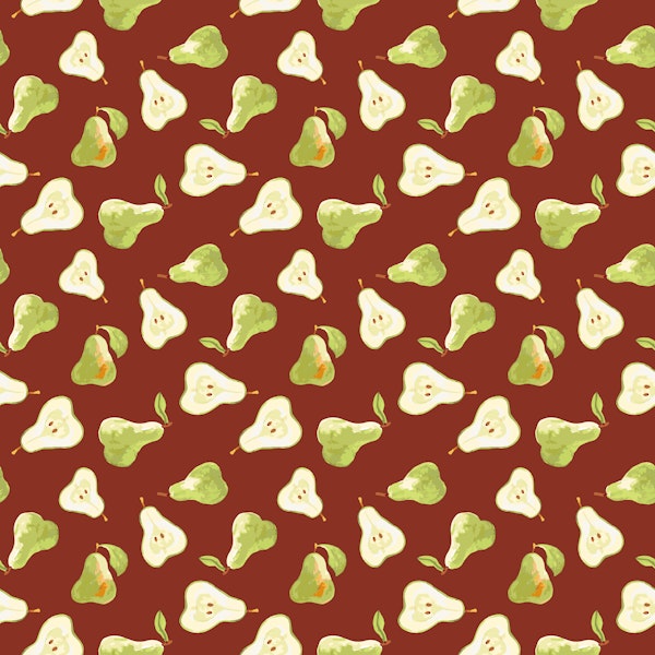 Playful Pear Fruit brown