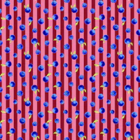 Fruity Blueberry Pink Stripes papiers peint