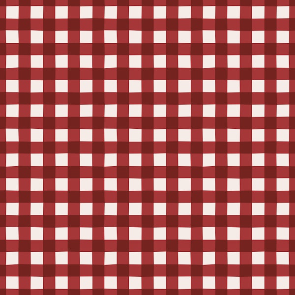 Red Gingham Check