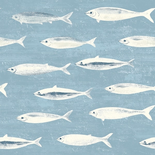 Sea Life Fish Repeat Pattern