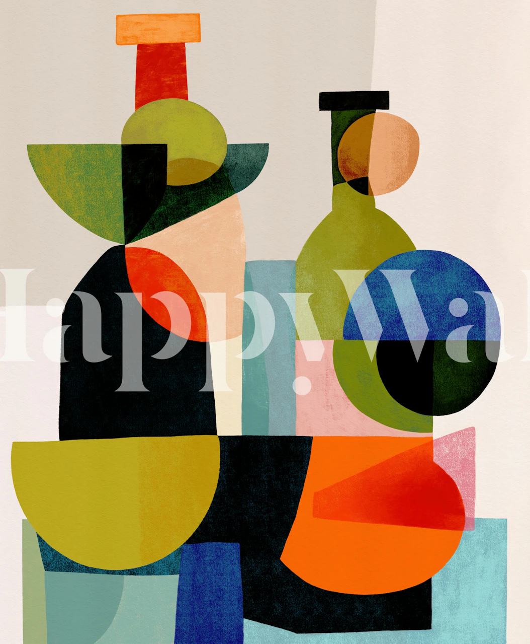 Abstract Vessel Study tapetas kambaryje