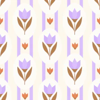 Romantic Magnolias Pattern papel de parede