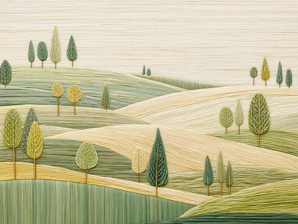 Textured Meadow Hills