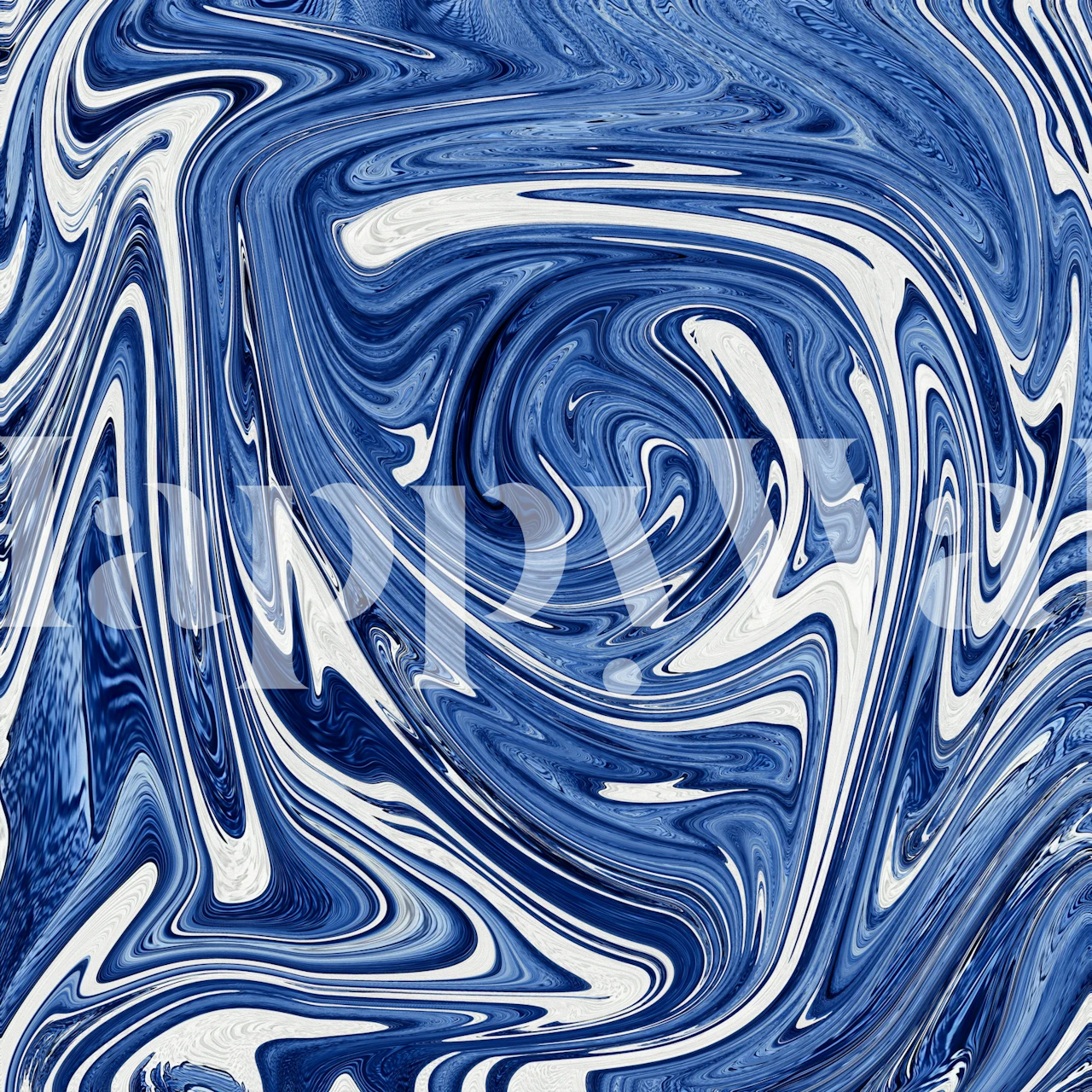 Blue Marble Swirl wallpaper design