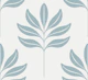 Modern Beach Leaves - Airy - Scandi Blue 2
