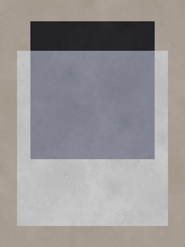 Minimal Geometric Blocks Beige Gray