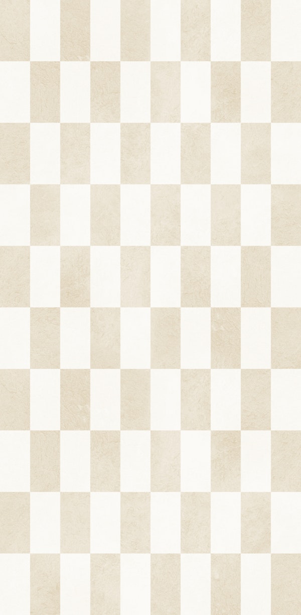 Cream Marble Checkerboard