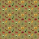 Autumn Leaves Olive Green