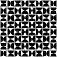 Semicircles - Black and White - Small