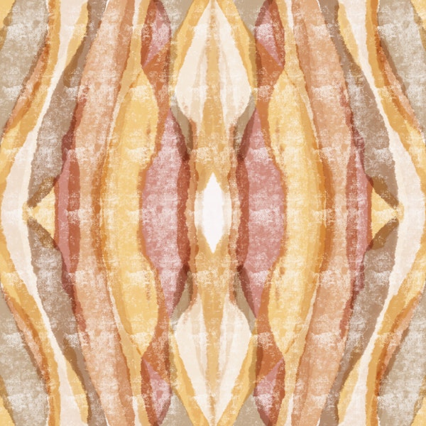 Sunset Ikat Stripes