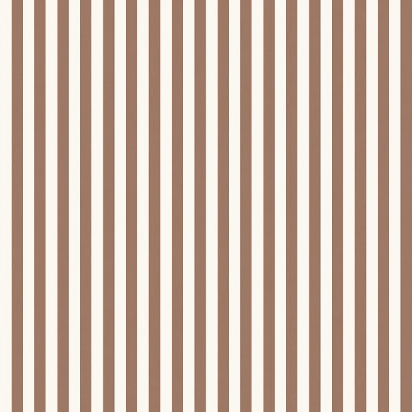 Timeless stripes brown cream white